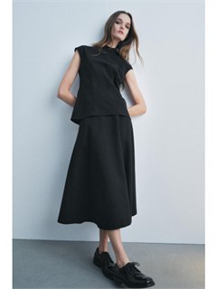 Юбка в тонкую полоску — zw collection ZARA 57944831