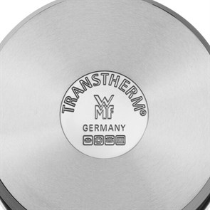 WMF Stock pot Ø 24 cm approx. 8,8l Premium One Inside scaling vapor hole Cool+ Technology metal lid Cromargan stainless steel brushed suitable for all stove tops including induction dishwasher-safe - фото 5266
