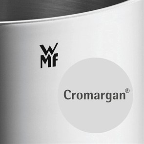 WMF Stock pot Ø 24 cm approx. 8,8l Premium One Inside scaling vapor hole Cool+ Technology metal lid Cromargan stainless steel brushed suitable for all stove tops including induction dishwasher-safe - фото 5270