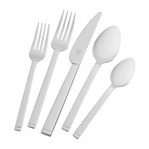 Zwilling Squared 45-PC 18/10 Stainless Steel Flatware Set, Service for 8 - фото 5918