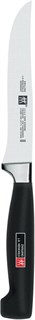 Zwilling 140 x 250 mm 4 Star Steak Knife, Set of 4, Stainless Steel - фото 6198