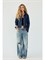 Trf ripped mid-rise baggy balloon jeans ZARA 54669303 - фото 11325