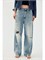 Trf ripped mid-rise baggy balloon jeans ZARA 54669303 - фото 11326