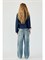 Trf ripped mid-rise baggy balloon jeans ZARA 54669303 - фото 11330