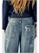 Trf ripped mid-rise baggy balloon jeans ZARA 54669303 - фото 11331