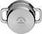WMF cookware Ø 20 cm approx. 3,3l Premium One Inside scaling vapor hole Cool+ Technology metal lid Cromargan stainless steel brushed suitable for all stove tops including induction dishwasher-safe - фото 5228